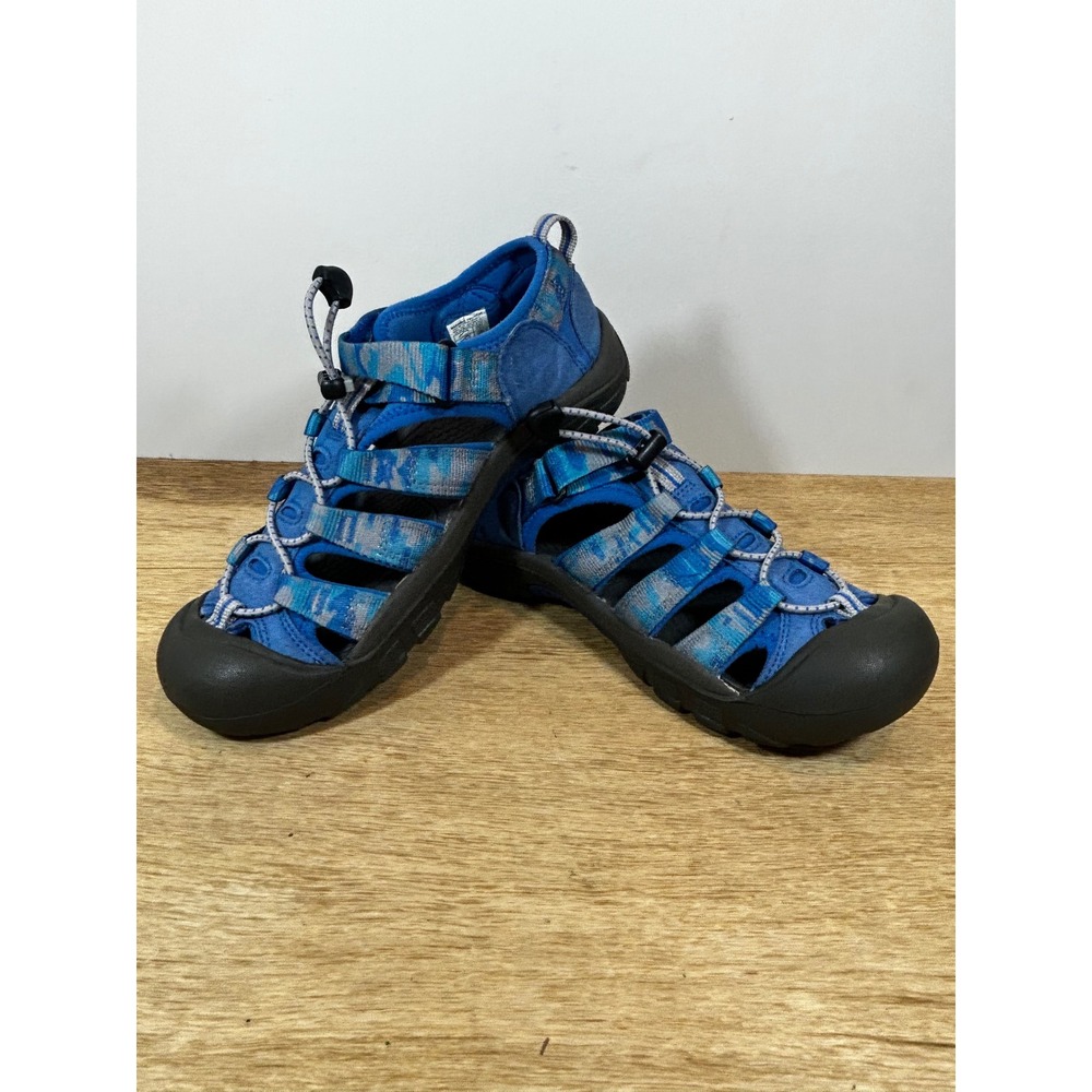 Keen Newport H2 Blue Camo Waterproof Hiking Sport Sandals Womens 6 EU 39